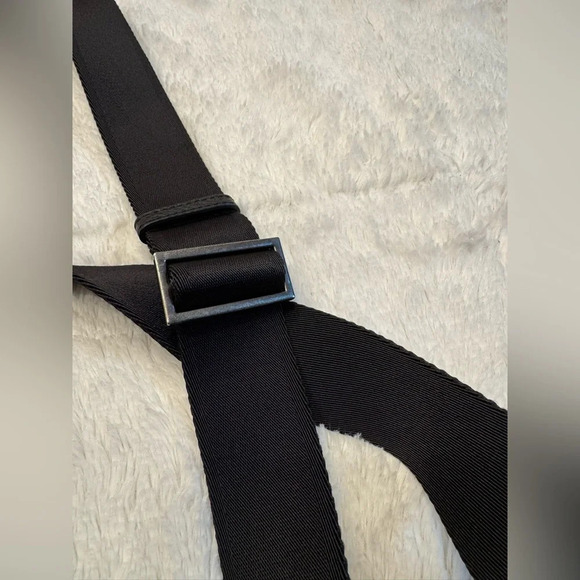 Furla Pebbled Leather Crossbody Bag - Red Orange & Black Unisex - Picture 7 of 16